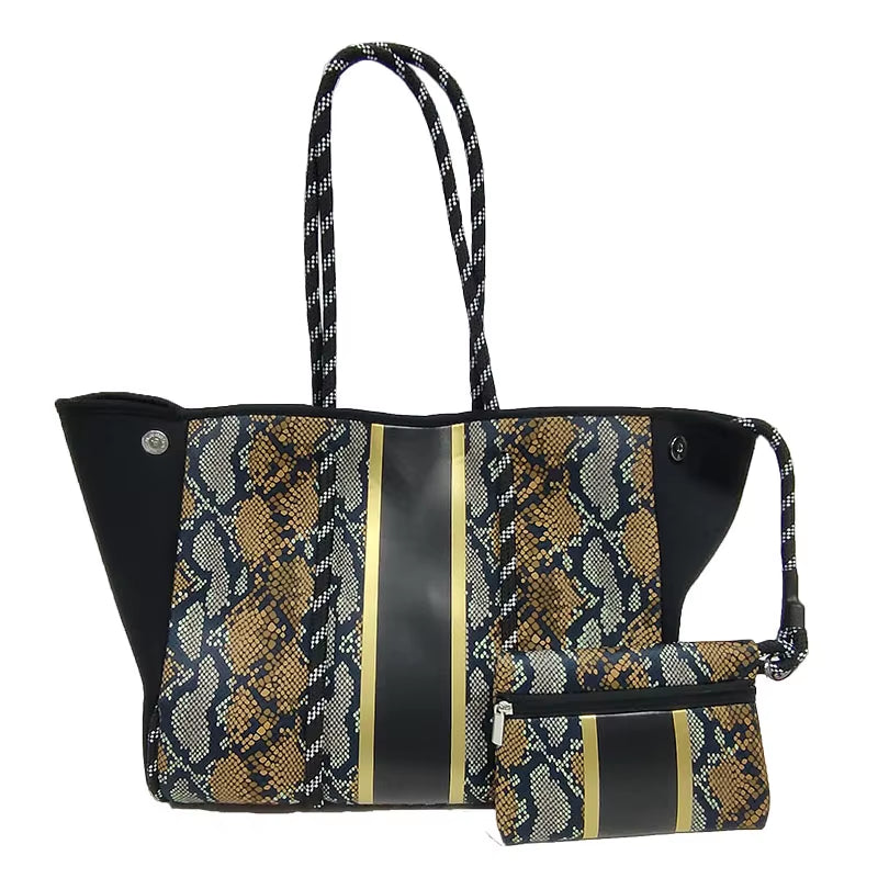 Luxury Spring Summer Women Shoulder Bag Large Neoprene Light Handbags Bolsas Female Travel Beach Holiday Handbags