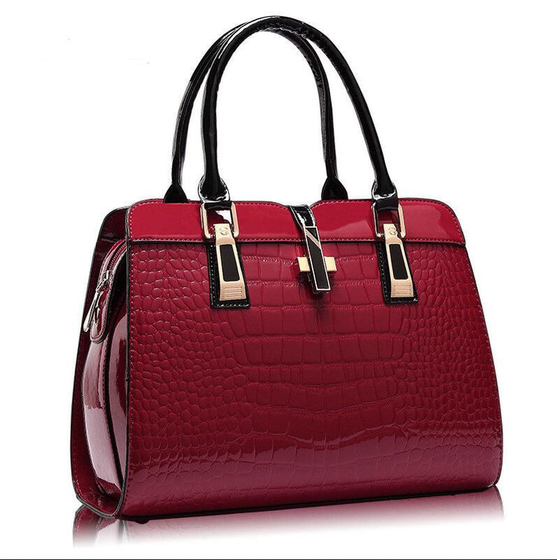  The Executive Crocodile Satchel | Structured Top-Handle Professional Bag