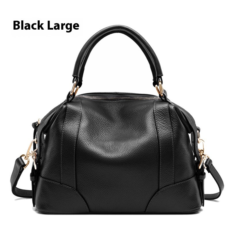 European and American Leather Top Layer Cowhide Bag for Ladies