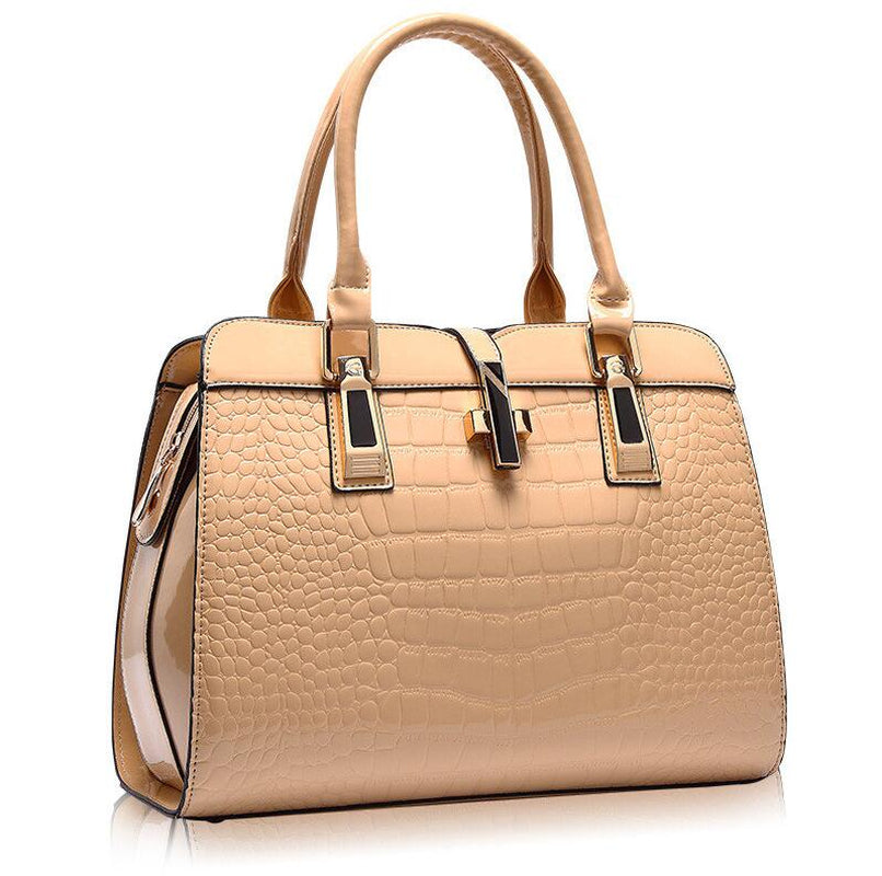  The Executive Crocodile Satchel | Structured Top-Handle Professional Bag