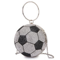  The Courtside Luxe | Novelty Basketball & Football Banquet Clutch