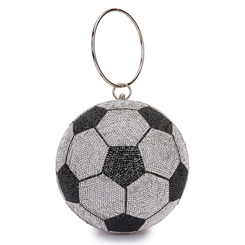  The Courtside Luxe | Novelty Basketball & Football Banquet Clutch